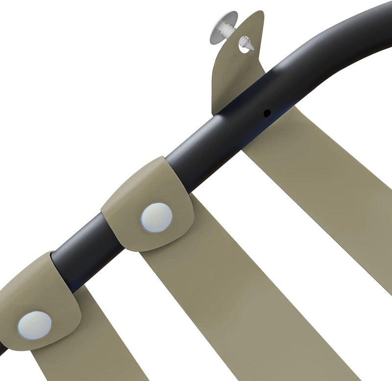 Lumpro Vinyl Straps for Patio Chair Repair Kit 2'' Wide 10 Ft Long Replacement Straps + 10 Free Rivets for Outdoor Lawn Furniture Chaise Lounge Repair (Driftwood) - Image 5